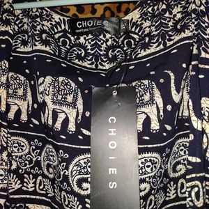 Choies elephant print open front kimono